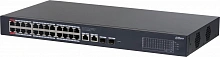 Коммутатор Dahua DH-CS4228-24GT-240 (L2) 26x1Гбит/с 2xКомбо(1000BASE-T/SFP) 24PoE 265W управляемый