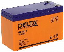 HR 12-9 - Аккумулятор Delta, свинцово-кислотный, герметичный, 12В/9Ач