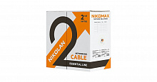NKL 2200A-GY - Кабель NIKOLAN F/UTP, 4 пары, Кат.5e, 24 AWG, внутренний, PVC, 305м