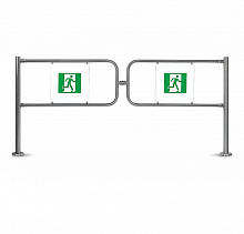 PERCo-BH02 1-19 - Комплект створок для двойной распашной секции ограждения с магнитным устройством блокировки, ширина прохода 2400мм