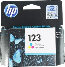 Картридж струйный HP 123 F6V16AE многоцветный печ.гол.в компл. (100стр.) для HP DJ 2130/2620/2630/2632