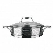 Сотейник Rondell Vintage RDS-353 2.9л. d=26см (с крышкой) стальной