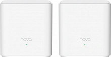 Бесшовный Mesh роутер Tenda EX3 (EX3(2-PACK)) AX1500 10/100/1000BASE-TX белый (упак.:2шт)