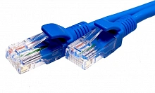 Патч-корд Suprlan 10-0149 UTP RJ-45 вил.-вилка RJ-45 кат.5E 3м синий LSZH 26AWG