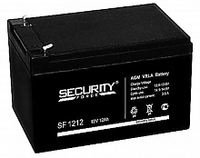 SF 1212 - аккумулятор Security Force свинцово-кислотный, емкостью 12 А∙ч. Предназначена для обеспечения питанием 12 В постоянного тока. Электролит абсорбированный (технология AGM)