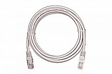 EC-PC4UD55B-BC-PVC-030-WT-10 - Коммутационный шнур NETLAN U/UTP; 5е; RJ45/8P8C; 4 пары; PVC; Многожильный; 3 м. Белый. уп.10шт