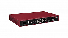 QSW-3750-10T-POE-AC-R - Управляемый коммутатор уровня L2+ с поддержкой PoE 802.3af/at, 8 портов 10/100/1000BASE-T, 2 порта комбо 1000BASE-T\SFP, 4K VLAN, 8K MAC адресов, консольный порт, 220В AС