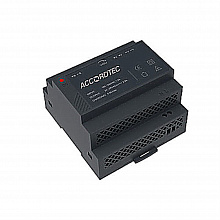 ББП-30 DIN  - Блок бесперебойного питания AccordTec для крепления на DIN рейку, АКБ до 12 Ач. , ток заряда АКБ: 0,5 А, защита от глубокого разряда АКБ