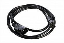 R-10-Cord-C13-C14-3 - Шнур питания с заземлением IEC 60320 C13/IEC 60320 C14, 10 А / 250 В (3 × 1,0), длина 3 м