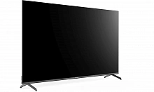 Телевизор LED Hyundai 65" H-LED65BU7009 Android TV Frameless Metal черный/черный 4K Ultra HD 60Hz DVB-T DVB-T2 DVB-C DVB-S DVB-S2 USB WiFi Smart TV