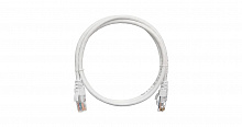 NMC-PC4UD55B-005-C-WT - Коммутационный шнур NIKOMAX U/UTP 4 пары, Кат.5е (Класс D), многожильный, медный, 24AWG (7х0,205мм), LSZH нг(А)-HFLTx, белый, 0,5м