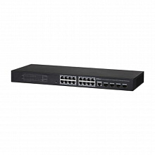 DH-PFS4420-16GT-240 - Коммутатор Dahua управляемый гигабитный. Порты: 16 RJ45 10/100/1000Мбит/с (PoE/PoE+/Hi-PoE), 4 SFP 100/1000Мбит/с (uplink); мощность PoE: порты 1~16 до 30Вт, суммарно до 230Вт; питание: 100~240В(AC); грозозащита: до 2кВ