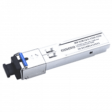 SFP-S1SC12-G-1310-1550 - Оптический SFP Модуль. Одно волокно Single Mode. Скорость: до 1,25 Гбит/c. Тип разъема: SC. Оптический бюджет: 12дБ