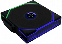 Вентилятор для корпуса Lian-Li Uni Fan TL Wireless LCD 120 LCD Reverse ARGB 120х124x28 черный 4-pin 31дБ (G99.12RTLLCD1W1B.R0) Ret