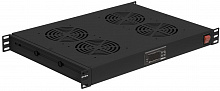 Модуль вентиляторный NTSS (NTSS-FAN4/19T-BL) 4 вент. черный (упак.:1шт)
