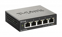DGS-1100-05V2/A1A Настраиваемый L2 коммутатор D-Link с 5 портами 10/100/1000Base-T