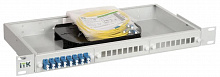 FOBX24-1U-4LCUD09 ITK 1U кросс укомплектованный: LC (duplex) 4шт; (OS2)