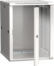 LWR3-15U66-GF - ITK Шкаф LINEA W 15U 600x600 мм дверь стекло, RAL7035