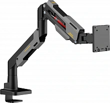 Кронштейн для мониторов Ultramounts UM743BG черный/серый 24"-57" макс.30кг крепление к столешнице поворот и наклон