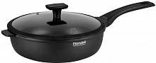 Сотейник Rondell Weiser RDA-1553 4.1л. d=28см (с крышкой) черный