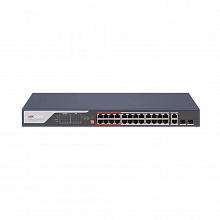 Неуправляемый PoE коммутатор DS-3E0326P-E (C) 24 портов RJ45 100M PoE