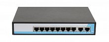 GL-SW-F005-08P - Коммутатор GIGALINK, неуправляемый, 8 PoE (802.3af) порта 10/100Мбит/с до 250 метров cat.6, 2 Uplink порт 100Мбит/с