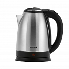 Чайник электрический Starwind SKS1051 1.8л. 1500Вт серебристый матовый/черный корпус: металл/пластик