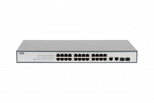 UNS-1024F2SP - Неуправляемый сетевой коммутатор, порт 10/100 Мбит/с х 24, порт TF х 2, порт SFP х 2, PoE+(IEEE 802.3at-2009), 1U