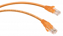 Cabeus PC-UTP-RJ45-Cat.5e-1m-OR-LSZH - Патч-корд U/UTP, категория 5е, 2xRJ45/8p8c, неэкранированный, оранжевый, LSZH, 1м