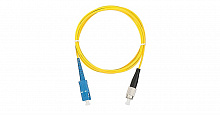 NMF-PC1S2C2-SCU-FCU-003 - Шнур NIKOMAX волоконно-оптический, переходной, одномодовый 9/125мкм, стандарта OS2, SC/UPC-FC/UPC, одинарный, LSZH нг(В)-HFLTx, 2мм, желтый, 3м