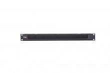 TLK-BRSH-1U-BK - Щёточный ввод NIKOMAX 19", 1U, для настенных, напольных шкафов и открытых монтажных стоек, черный
