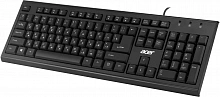 Клавиатура Acer OKW120 черный USB Multimedia (ZL.KBDEE.006) кабель 1.8м