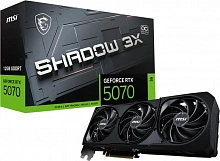 Видеокарта MSI PCI-E 5.0 RTX 5070 12G SHADOW 3X OC NVIDIA GeForce RTX 5070 12Gb 192bit GDDR7 2542/28000 HDMIx1 DPx3 HDCP Ret