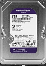 Жесткий диск WD SATA-III 1TB WD11PURZ Surveillance Purple (5400rpm) 64Mb 3.5"