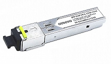 SFP-S1SC19-G-1550-1310 - Оптический SFP Модуль. Одно волокно Single Mode. Скорость: до 1,25 Гбит/c. Тип разъема: SC. Оптический бюджет: 19дБ
