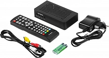 Ресивер DVB-T2 Hyundai H-DVB240 черный