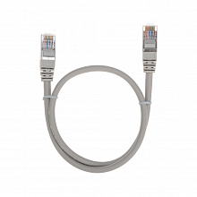 02-0110-05 - Патч-корд F/UTP, CAT 5e, RJ45-RJ45, 26AWG, LSZH, серый, 0,5м, Rexant