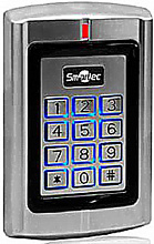 ST-SC140EK - Автономный контроллер Smartec со встроенными считывателем EM и клавиатурой, Wiegand-вход/выход, память на 2500 пользователей, дальность 3 - 6 см, 125 кГц