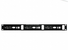 TPN003BT - Монтажная панель SC&T 19"(1U), для установки трех передатчиков HKM02BT.Размеры (ШxВxГ): 482х44х2мм.Вес:0,4кг.Материал-сталь с порошковым покрытием.