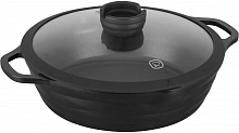 Сотейник Rondell Pacific Grey RDA-1907 4.1л. d=28см (с крышкой) графитовый