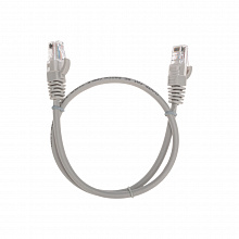 02-0100-05 - Патч-корд U/UTP, CAT 5e, RJ45-RJ45, 26AWG, LSZH, серый, 0,5м, Rexant