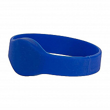 AT-ID04-MF-Blue-74 - Браслет формата  Mifare 1К, водонепроницаемый, синий, D=74мм