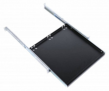 Полка выдвижная для клавиатуры ЦМО ТСВ-К4-9005 1U нагр.:30кг. 19" 455мм черный (упак.:1шт)