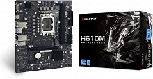 Материнская плата Biostar H610MH D5 Soc-1700 Intel H610 2xDDR5 mATX AC`97 8ch(7.1) GbLAN+VGA+HDMI
