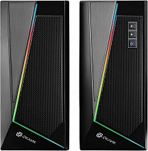 Колонки Оклик OK-125 2.0 черный 6Вт