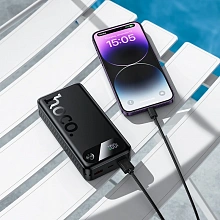 Мобильный аккумулятор Hoco J154A 20000mAh QC3.0/PD 22.5W 3A 2xUSB-A/USB-C черный (60761)