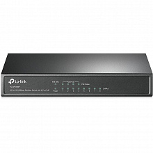 TP-Link TL-SF1008P Коммутатор 8-port 10/100M Desktop PoE Switch с 4 портами РоЕ, бюджет PoE до 57 Вт