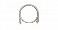 NMC-PC4UD55B-200-C-GY - Коммутационный шнур NIKOMAX U/UTP 4 пары, Кат.5е (Класс D), 100МГц, 2хRJ45/8P8C, T568B, заливной, с защитой защелки, многожильный, BC (чистая медь), 24AWG (7х0,205мм), LSZH нг(А)-HFLTx, серый, 20м