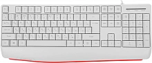 Клавиатура Defender HB-546 белый USB (подставка для запястий) (45547) кабель 1.8м