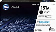 Картридж лазерный HP 151A W1510A черный бар.в компл. (3050стр.) для HP HP LJ pro 4003, MFP 4103